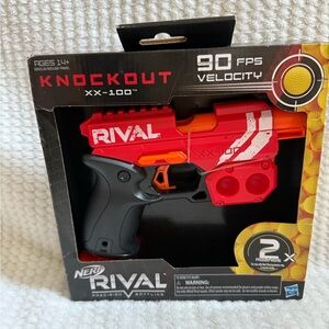 Nerf Rival Knockout XX-100 Blaster - Red, Black, and Orange